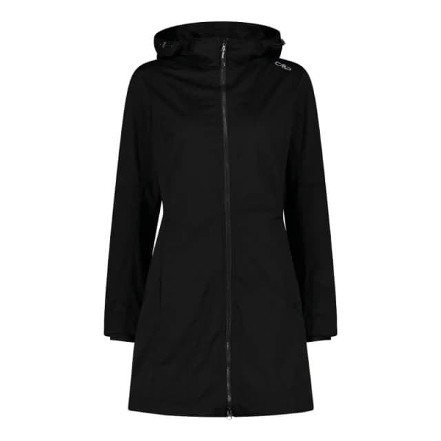 Womens zip-up hooded parka CMP Noir Female D46