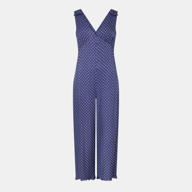 Nobodys Child Womens Clio Waistline Definition Jumpsuit Blue female 4 (3XS)