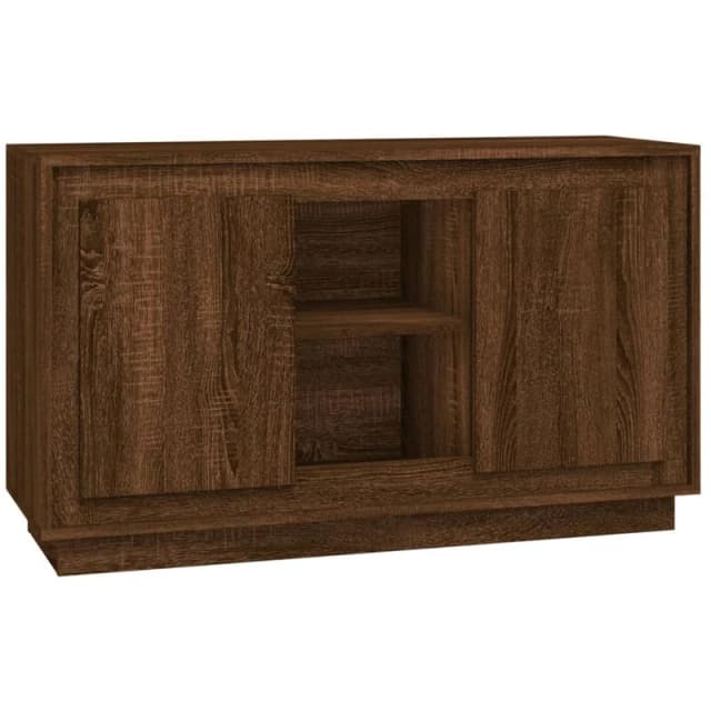 VIDAXL Sideboard Brown Oak 102x35x60cm Engineered Wood Vidaxl 8720845794811