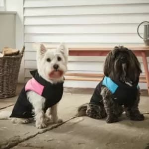 Dog Puppy Pet Warm Insulated Padded Coat Thick Winter Puffer Jacket Clothes - Blue - X-Large