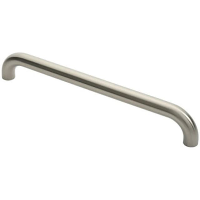 Loops Round D Bar Pull Handle 480 x 30mm 450mm Fixing Centres Satin Steel Metallics unisex