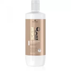 Schwarzkopf Professional Blondme All Blondes Detox Cleansing Detoxifying Shampoo For Blondes And Highlighted Hair 1000ml