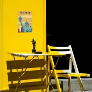 New York 2 Multicolor Decorative Metal Wall Accessory