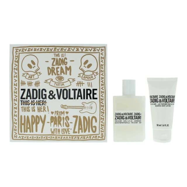 Zadig Voltaire This Is Her! 2 Piece Gift Set: Eau de Parfum 50ml - Body Lotion