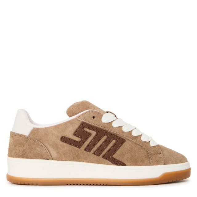 Steve Madden Womens Alysha Low-Top Trainers Taupe/Brown female 8 (41)