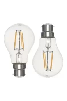 Pack of 2 6W 2 B22 Bayonet Cap LED Bulb