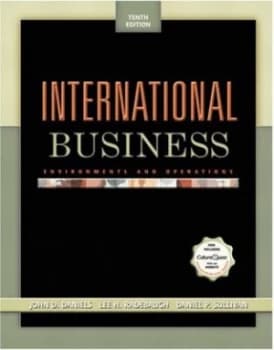 International Business by John D. Daniels Book