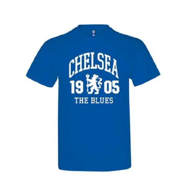 Chelsea FC Chelsea FC Men Chelsea Royal Blue T-Shirt With The Blues Design Size: Small Blue S Male 5059444260476
