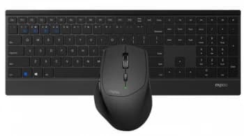 Rapoo 9500M Multi-Mode Wireless Mouse and Keyword Deskset