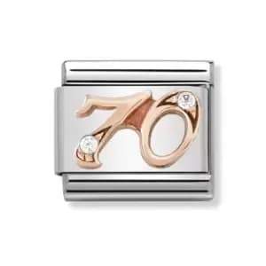 Nomination Classic Rose Gold Number 70 Charm