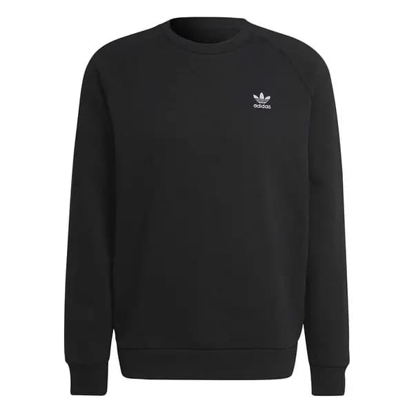 Adidas Trefoil Essentials Crewneck, Black/white/black