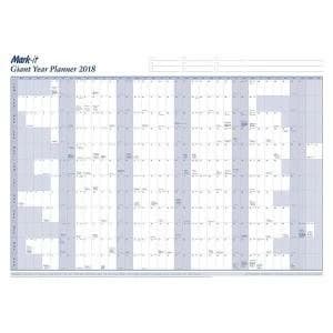 Mark It 2018 Giant Year Planner 18YP