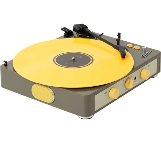 GADHOUSE Brad Retro MKII Belt Drive Bluetooth Turntable - Grey, Silver/Grey 608011332389