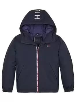 Tommy Hilfiger Boys Essential Padded Jacket - Navy, Size Age: 12 Years