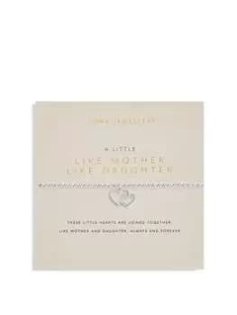 Joma Jewellery Mother's Day - A Little... "Like Mother Like Daughter" Silver Bracelet - 17.5cm Stretch, Silver, Women