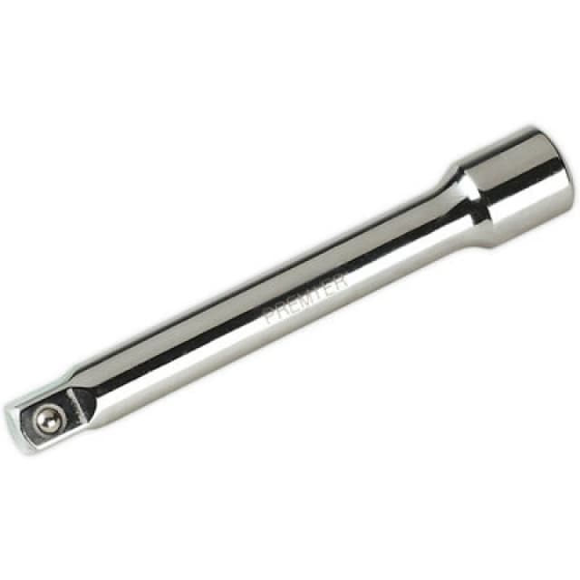 Loops 150mm Forged Steel Extension Bar - 1/2" Sq Drive - Spring-Ball Socket Retainer Metallics