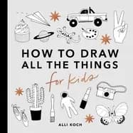 all the things how to draw books for kids