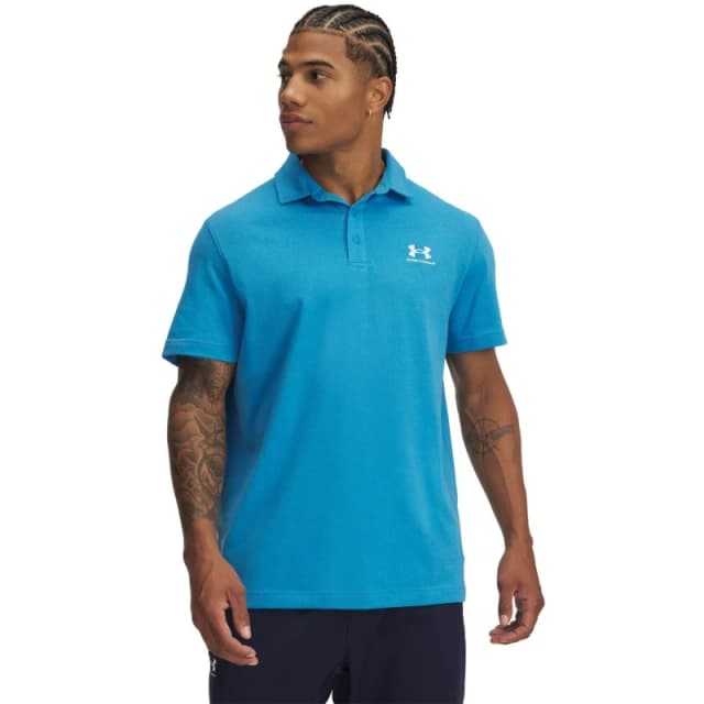 Under Armour Icon Short-Sleeve Performance Polo Shirt Blue male XS