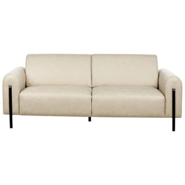 Beliani Sofa 3 Seater Askim Fabric Beige