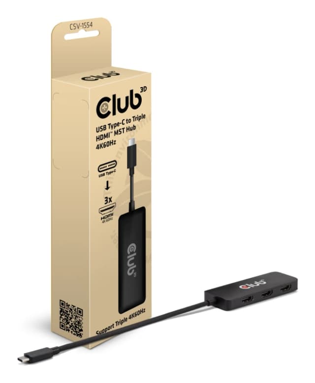 CLUB3D USB-C to Triple HDMI