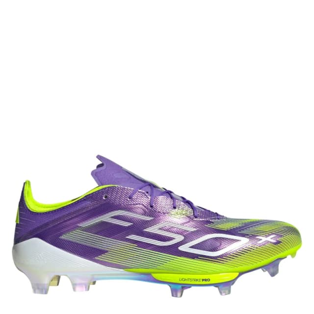 adidas F50+ Adults Elite Firm Ground Football Boots Purple male 8 (42)