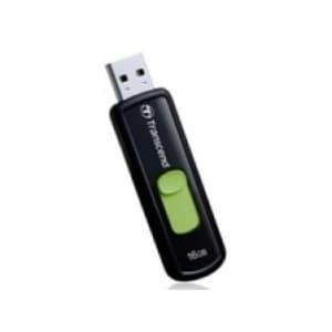 Transcend JetFlash 500 16GB USB 2.0 Flash Drive BlackGreen TS16GJF500