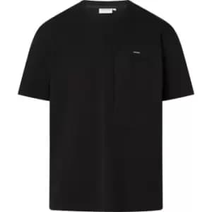 Calvin Klein Mesh Chest Pocket T-Shirt - Black