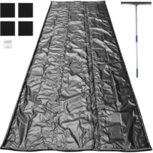 Truck Containment Mat Vehicle Containment 7.7x16ft Garage Floor Mat For Snow Mud