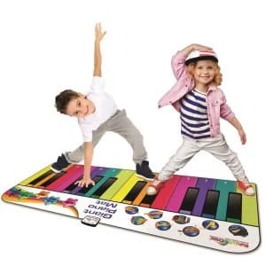 Rainbow Colours Giant Piano Mat