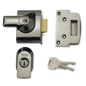 Yale Chrome Maxsec Nightlatch - 40mm