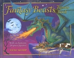 Fantasy Beasts Jigsaw Book by Anne Sharp Book