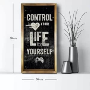 3060AHS-001 Multicolor Decorative Framed MDF Painting