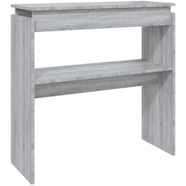 VIDAXL Console Table Grey Sonoma 80x30x80cm Engineered Wood Vidaxl 8720286932797