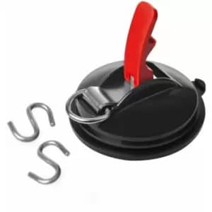 Proplus - Suction Cup Fastener with Ring and 2 S-hooks 758082