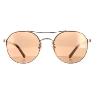 Aviator Shiny Copper Gold Brown Mirror Copper SPLA24 Lewis 03