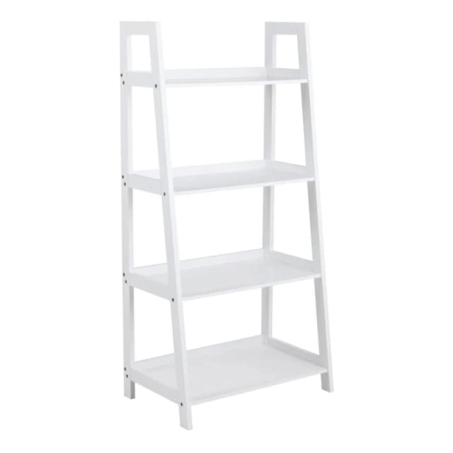 Furniture To Go Wally Bookcase with 4 Shelves in White White Unisex