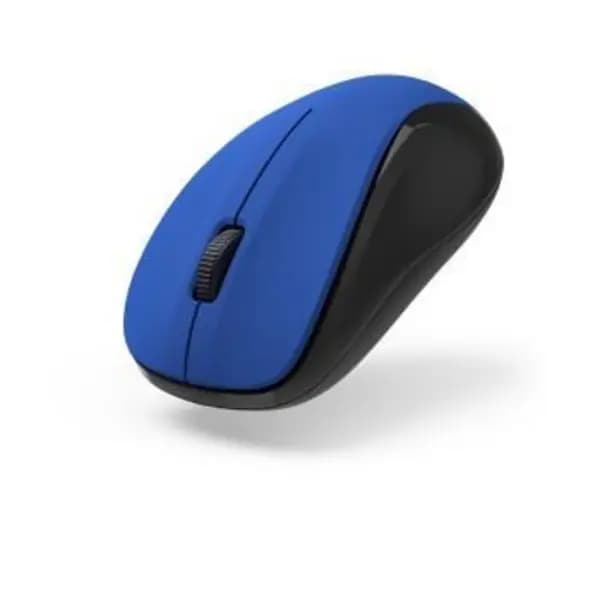 Hama Silent Wireless Mouse 3 Buttons 2.4GHz 1200DPI Wireless Optical Mouse Wireless Computer Mouse for Laptop/PC/Notebook Blue HAM-479709