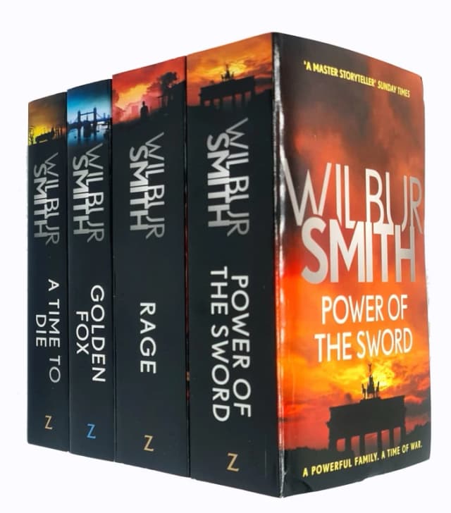Courtney Family Novels Series Books 5 - 8 Collection Set by Wilbur Smith (Time to Die) Wilbur Smith Books