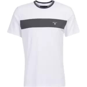 Barbour Sea Panel T-Shirt - White
