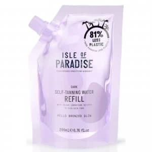 Isle of Paradise Self-Tanning Water Refill Pouch Dark 200ml