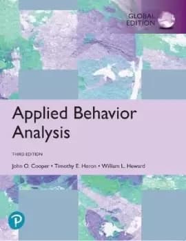 Applied Behavior Analysis, Global Edition by John Cooper