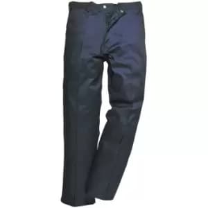 Portwest Mens Preston Workwear Trousers (2885) / Pants (42 x Long) (Navy) - Navy