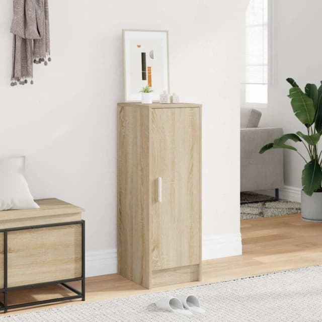 VIDAXL Vidaxl - Shoe Cabinet Sonoma Oak 32x35x92cm Engineered Wood 8720286646557