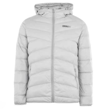 Lonsdale Light Down Jacket Mens - Grey