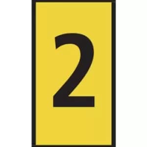 HellermannTyton WIC0-2-PA66-YE Pre-printed cable marker Imprint 2 561-00624