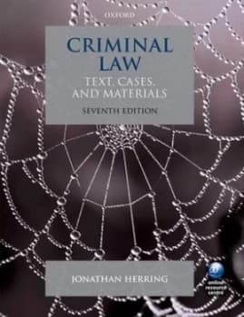 Criminal Law by Jonathan Herring Book