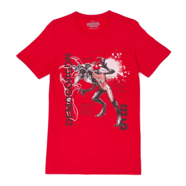 Stranger Things Demogorgon Unisex T-Shirt - Red - S