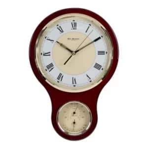 Wm. Widdop Wooden Clock, Barometer & Hygrometer