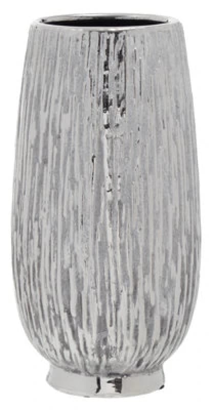 Orsina Hesper Small Silver Ceramic Vase