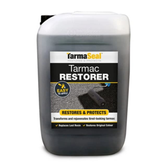 Smartseal Tarmaseal Tarmac Sealer & Restorer, Black, Superior To Tarmac Paint For Driveways, 20L, Black 5.061E+12